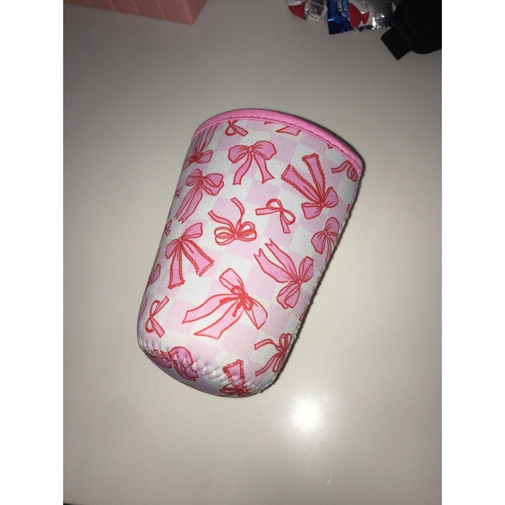 Coquette bow coosie